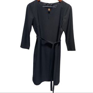 Black Tahari ASL Shift Dress Size 4